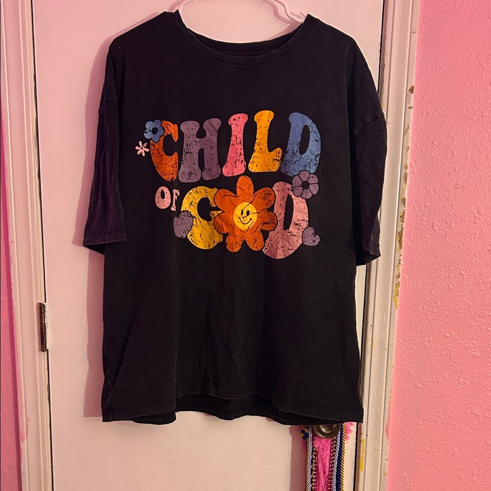 Black 'Child of God' Kids T-Shirt